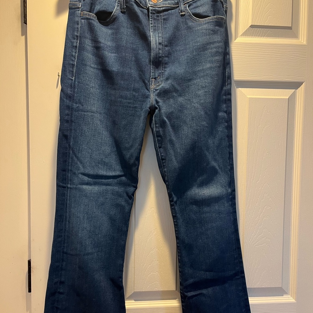 MOTHER The Hustler Ankle Fray Jeans